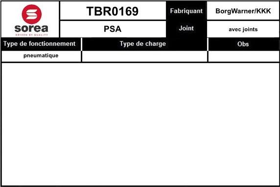 EAI TBR0169 - Kompresors, Turbopūte adetalas.lv