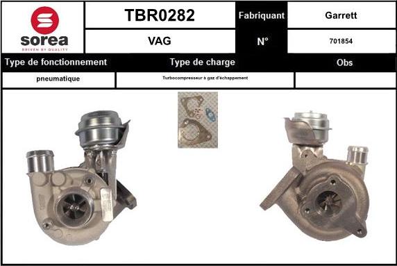 EAI TBR0282 - Kompresors, Turbopūte adetalas.lv