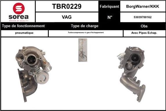 EAI TBR0229 - Kompresors, Turbopūte adetalas.lv