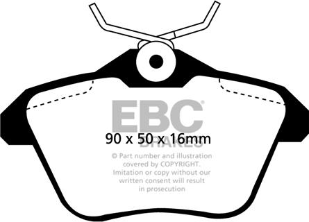 EBC Brakes DP1096 - Bremžu uzliku kompl., Disku bremzes adetalas.lv