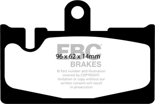 EBC Brakes DP1397 - Bremžu uzliku kompl., Disku bremzes adetalas.lv