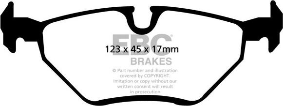 EBC Brakes DP21289 - Bremžu uzliku kompl., Disku bremzes adetalas.lv