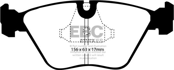 EBC Brakes DP4689/2R - Bremžu uzliku kompl., Disku bremzes adetalas.lv