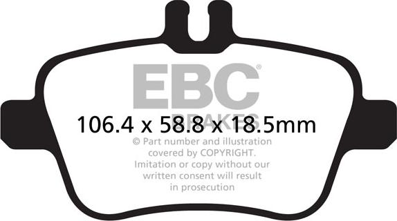 EBC Brakes DP22157 - Bremžu uzliku kompl., Disku bremzes adetalas.lv