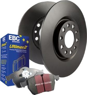 EBC Brakes PD40K1054 - Augstas veiktspējas bremžu komplekts adetalas.lv