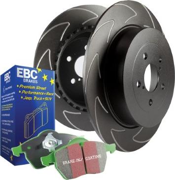 EBC Brakes PD16KF017 - Augstas veiktspējas bremžu komplekts adetalas.lv