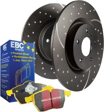 EBC Brakes PD13KF813 - Augstas veiktspējas bremžu komplekts adetalas.lv