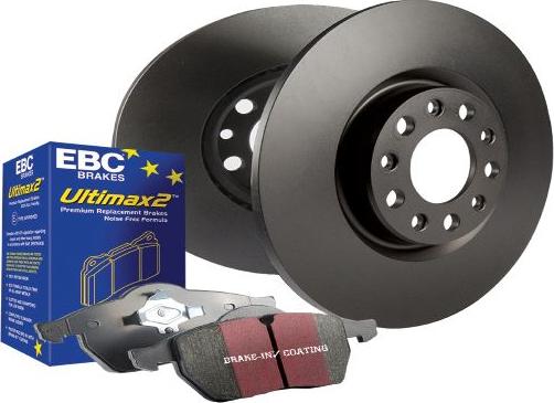 EBC Brakes PDKF965 - Augstas veiktspējas bremžu komplekts adetalas.lv