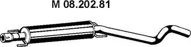 Eberspächer 08.202.81 - Vidējais izpl. gāzu trokšņa slāpētājs adetalas.lv