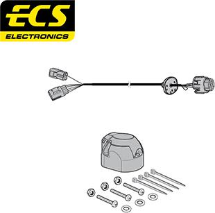 ECS LR01407U - Elektrokomplekts, Piekabes aprīkojums adetalas.lv