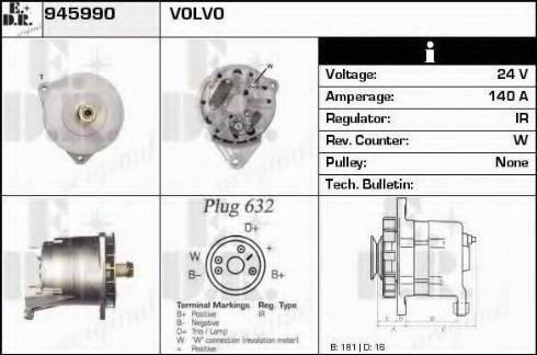 EDR 945990 - Ģenerators adetalas.lv