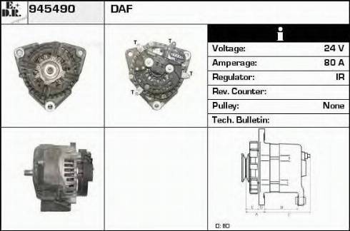 EDR 945490 - Ģenerators adetalas.lv