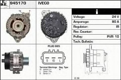 EDR 945170 - Ģenerators adetalas.lv