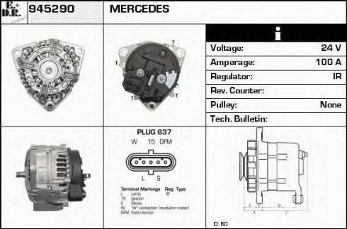 EDR 945290 - Ģenerators adetalas.lv