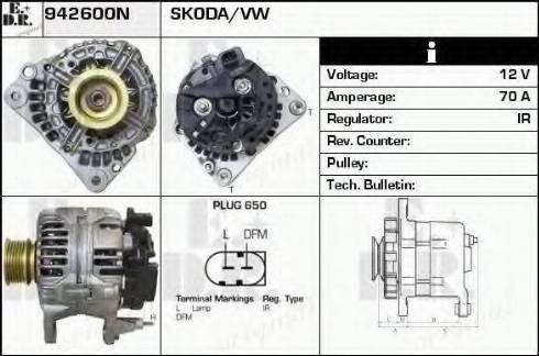 EDR 942600N - Ģenerators adetalas.lv