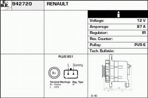 EDR 942720 - Ģenerators adetalas.lv