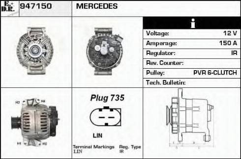 EDR 947150 - Ģenerators adetalas.lv