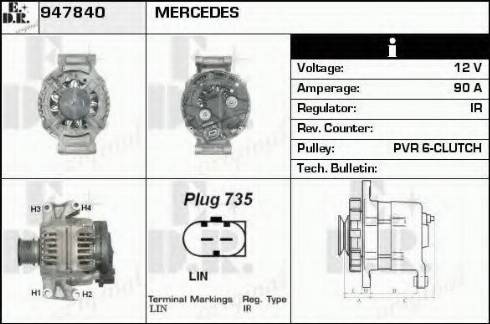 EDR 947840 - Ģenerators adetalas.lv