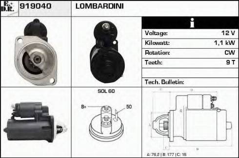 EDR 919040 - Starteris adetalas.lv