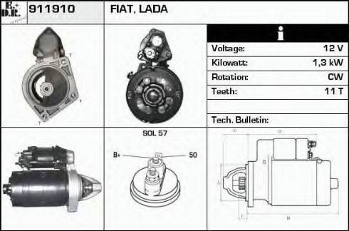 EDR 911910 - Starteris adetalas.lv