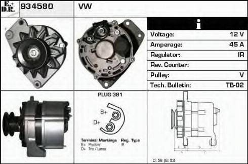 EDR 934580 - Ģenerators adetalas.lv