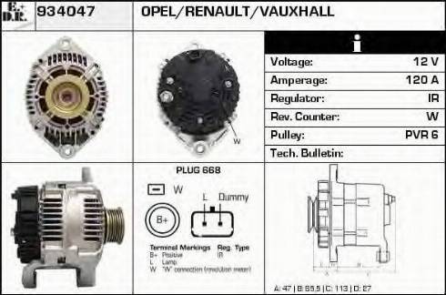 EDR 934047 - Ģenerators adetalas.lv