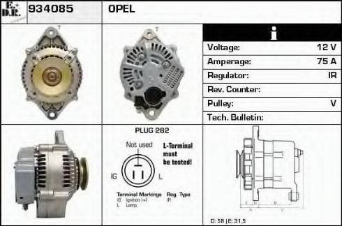 EDR 934085 - Ģenerators adetalas.lv