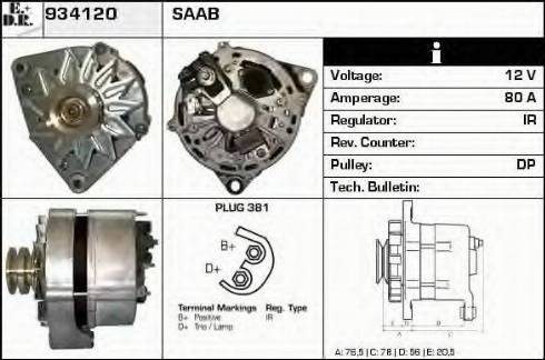 EDR 934120 - Ģenerators adetalas.lv