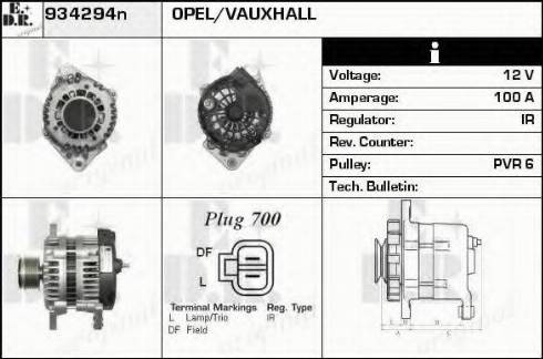 EDR 934294N - Ģenerators adetalas.lv