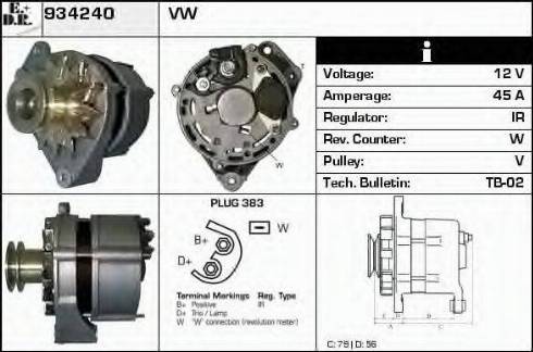 EDR 934240 - Ģenerators adetalas.lv