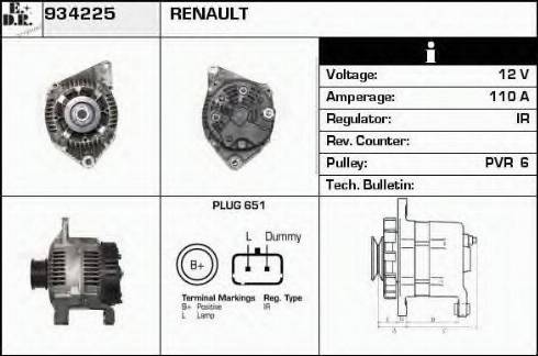 EDR 934225 - Ģenerators adetalas.lv