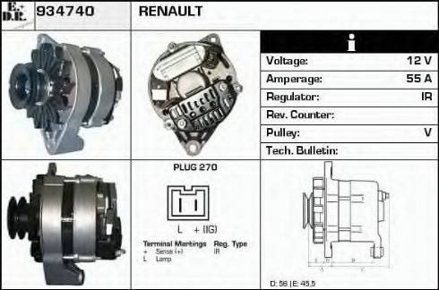 EDR 934740 - Ģenerators adetalas.lv