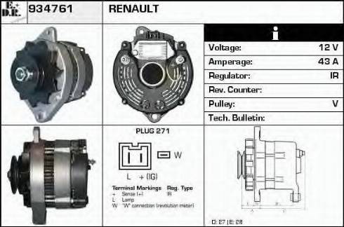 EDR 934761 - Ģenerators adetalas.lv