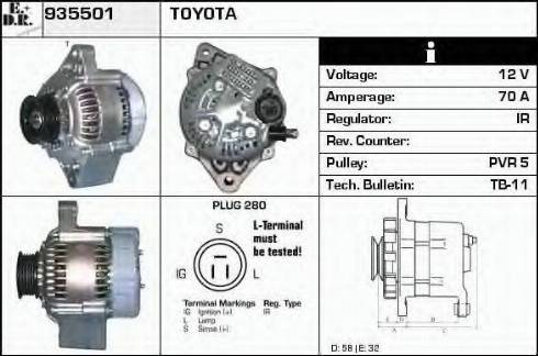 EDR 935501 - Ģenerators adetalas.lv