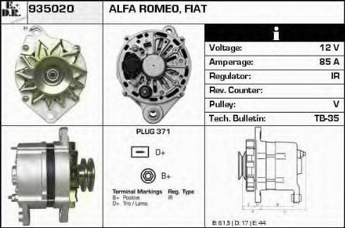 EDR 935020 - Ģenerators adetalas.lv