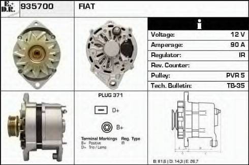 EDR 935700 - Ģenerators adetalas.lv