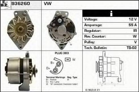 EDR 936260 - Ģenerators adetalas.lv