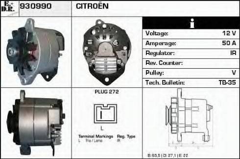 EDR 930990 - Ģenerators adetalas.lv