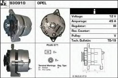 EDR 930910 - Ģenerators adetalas.lv