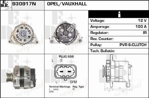 EDR 930917N - Ģenerators adetalas.lv