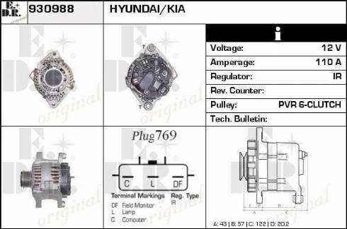 EDR 930988 - Ģenerators adetalas.lv