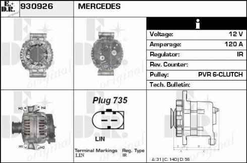 EDR 930926 - Ģenerators adetalas.lv