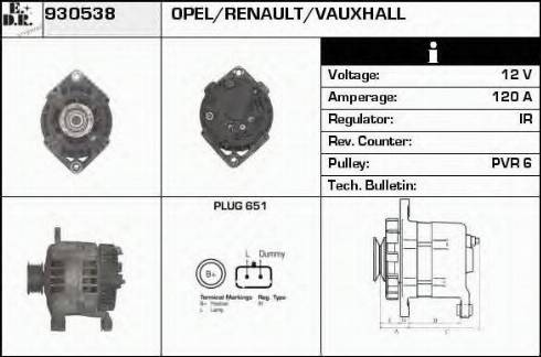 EDR 930538 - Ģenerators adetalas.lv