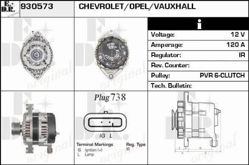 EDR 930573 - Ģenerators adetalas.lv