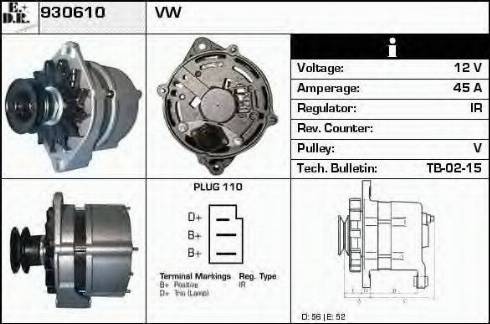 EDR 930610 - Ģenerators adetalas.lv