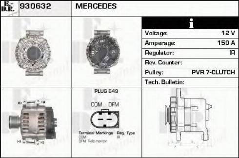 EDR 930632 - Ģenerators adetalas.lv