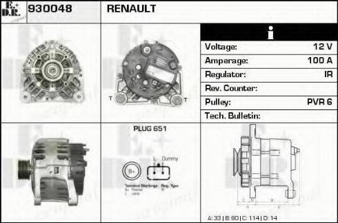 EDR 930048 - Ģenerators adetalas.lv