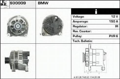 EDR 930009 - Ģenerators adetalas.lv