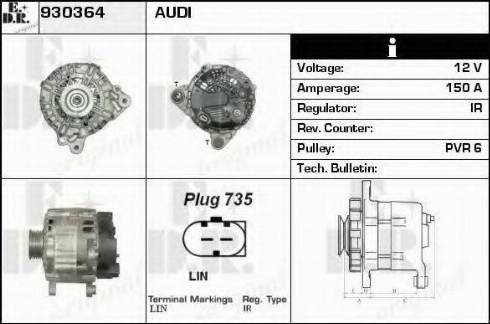 EDR 930364 - Ģenerators adetalas.lv