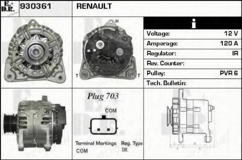 EDR 930361 - Ģenerators adetalas.lv